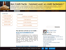 Tablet Screenshot of mon-credit-facile.com